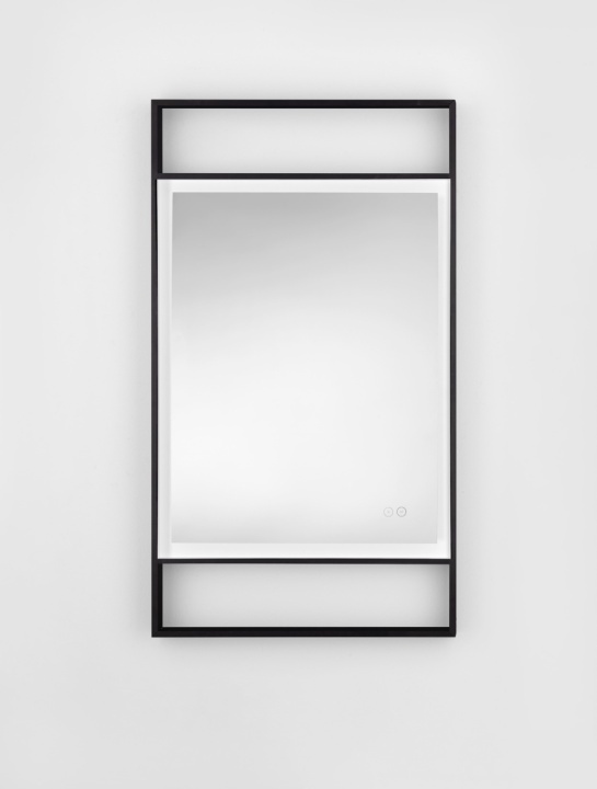 Oglinda cu iluminare Doul Negru 60 x 5 x 106 cm - Img 3