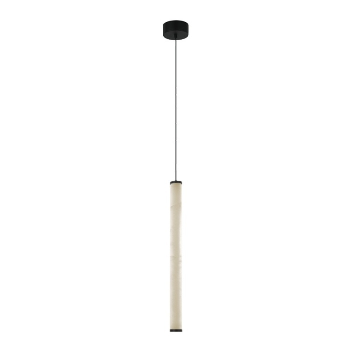 Pendul Alabaster LED 3000K - Negru, Natural - Img 2
