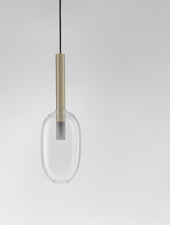 Pendul Amelia Transparent / Auriu Ø14 x H 179 cm - Img 3