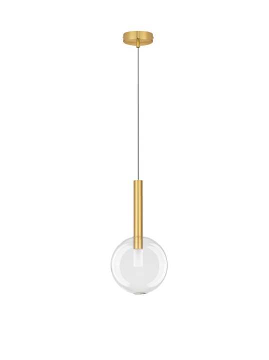 Pendul Amelia Transparent / Auriu Ø20 x H 191 cm - Img 2