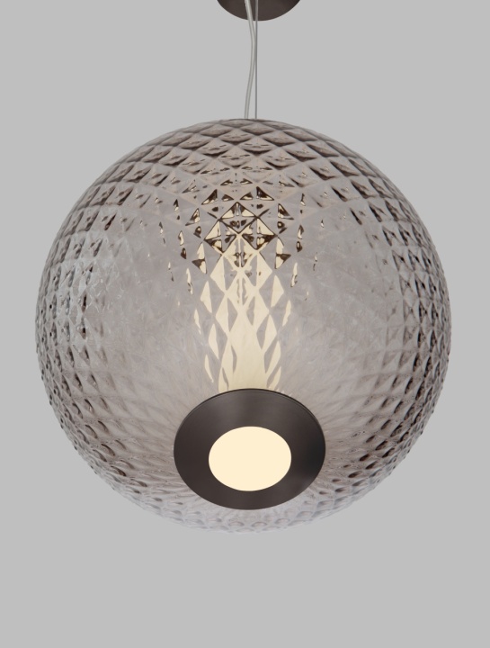 Pendul Aora Gri / Maro Ø30 x H 235 cm - Img 5