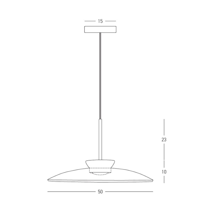 Pendul Cervo 2700K-3000K - Negru mat - Img 4