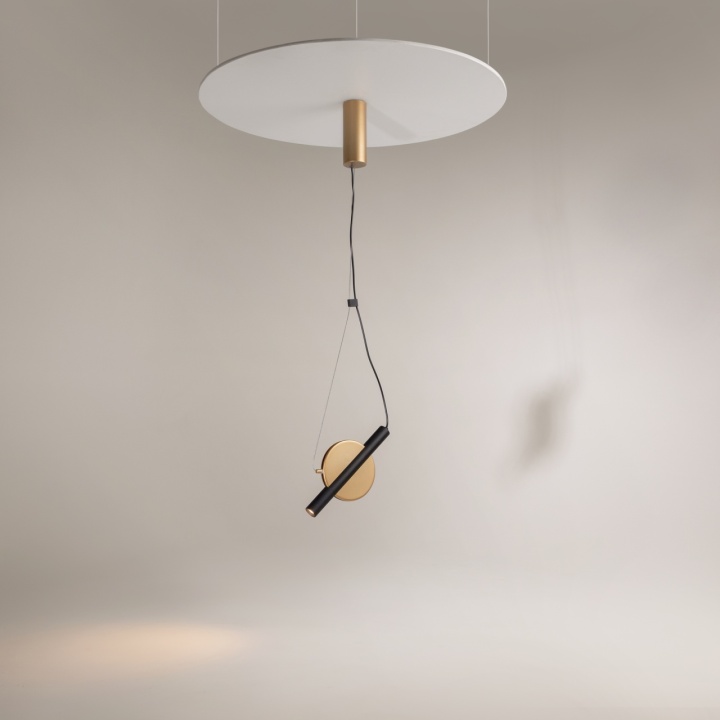 Pendul Enigma Ø 30 cm 3000K - Auriu - Img 2