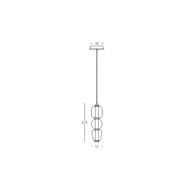 Pendul Faro 3000K - Gold Matt - Img 3