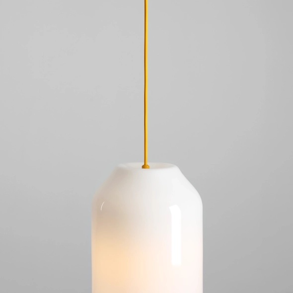 Pendul Flask 19 cm 1xE27 - Galben mimoză - Img 2