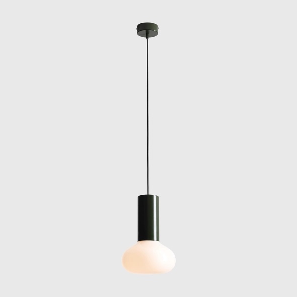 Pendul Flo 19 cm 1xE14 - Verde mușchi - Img 2