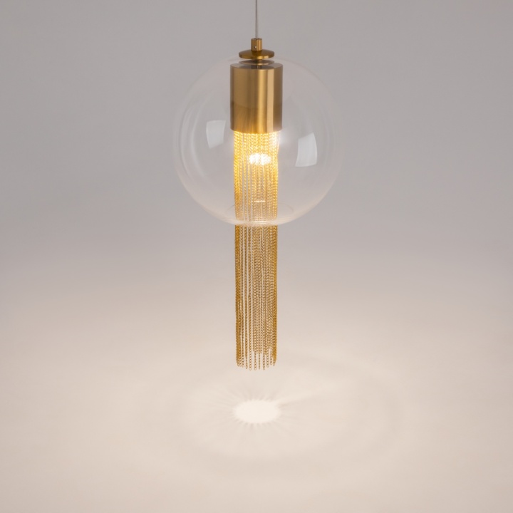 Pendul Flusso Ø 25 cm GU10 - Auriu - Img 4