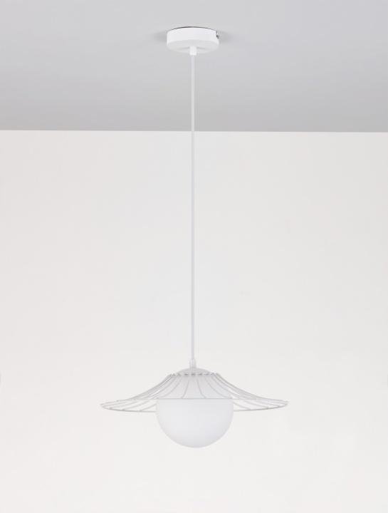 Pendul Fly Opal / Alb Ø36 x H 115 cm - Img 3
