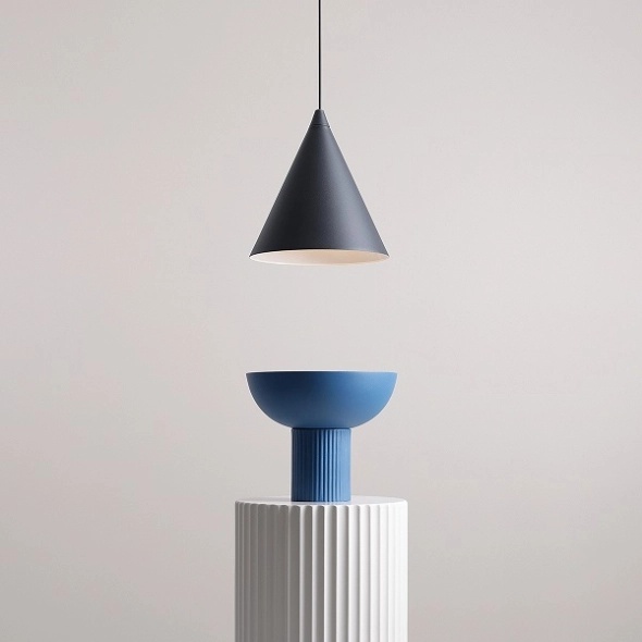 Pendul Form 24 cm 1xE27 - Negru - Img 3