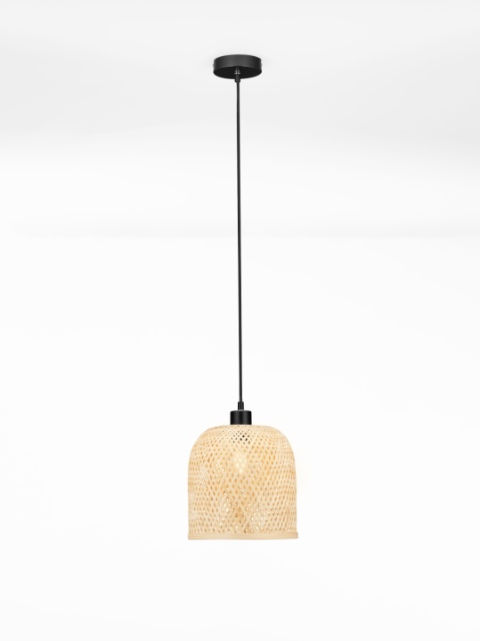 Pendul Intra Negru / Natural Ø23 x H 130 cm - Img 4