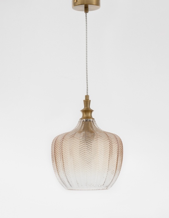 Pendul Loni Gradient Champagne / Negru Ø24 x H 120 cm - Img 3