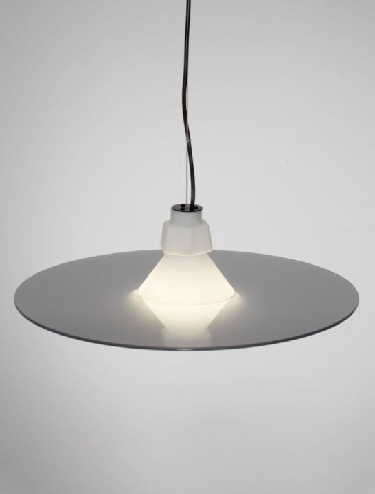 Pendul Lora Smokey, Milky / Negru Ø45 x H 180 cm - Img 5