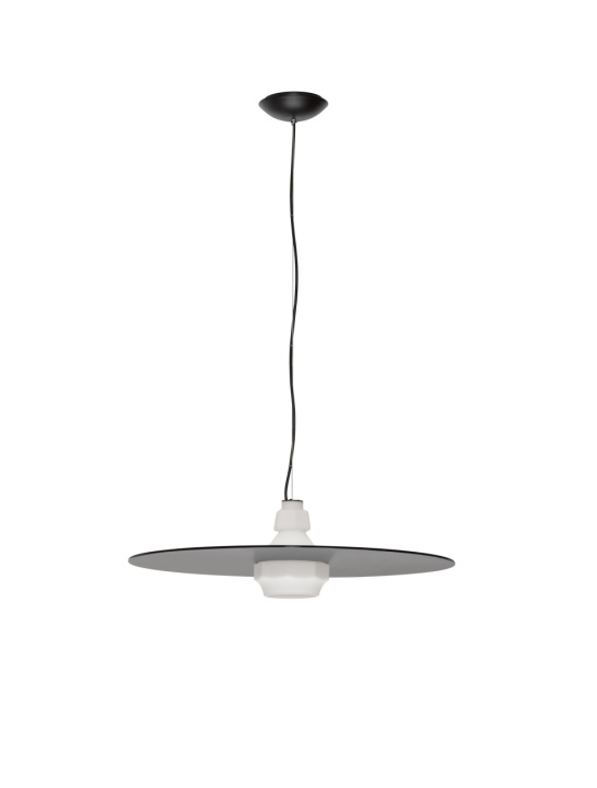 Pendul Lora Smokey, Milky / Negru Ø60 x H 180 cm - Img 2