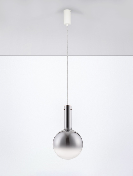 Pendul Nostos Gradient Smokey / Alb / Auriu Ø25 x H 170 cm - Img 3