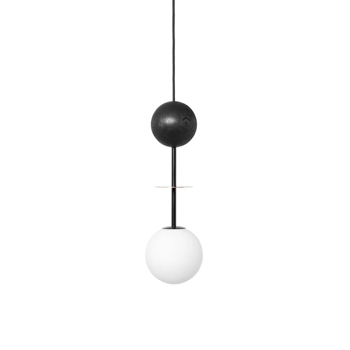 Pendul OIO A black with a brass element, negru / auriu - Img 2