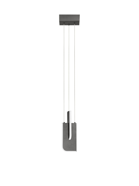 Pendul Totem Argintiu / Gri 15 x 15 x 200 cm - Img 2