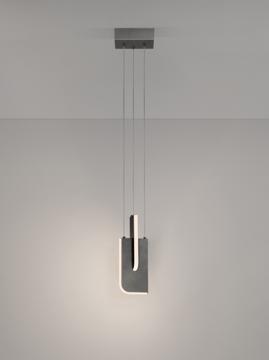 Pendul Totem Argintiu / Gri 15 x 15 x 200 cm - Img 4