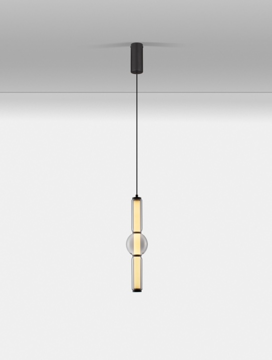 Pendul Ulon Gri / Negru Ø12 x H 270 cm - Img 4