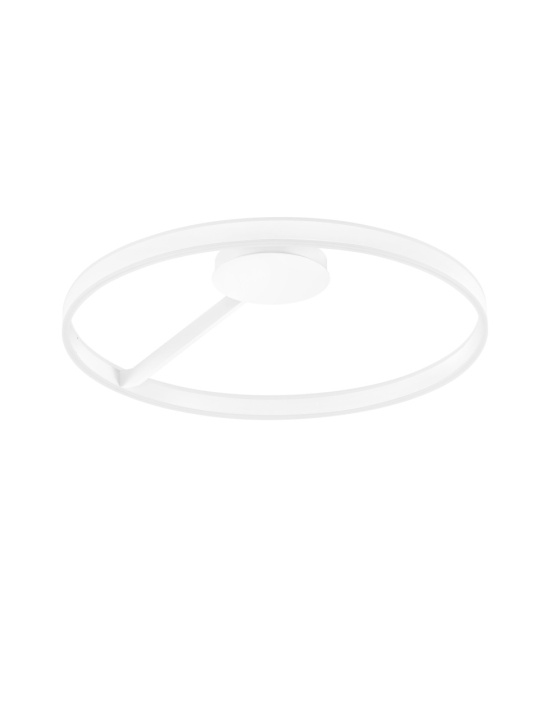 Plafoniera Bianco Alb Ø80 x H 16,3 cm - Img 2