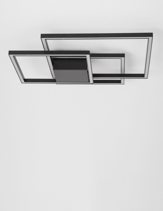 Plafoniera Bilbao Negru 56 x 56 x 8,5 cm - Img 3