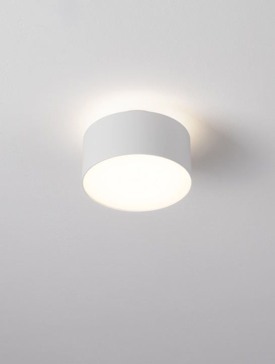 Plafoniera Ozen Alb Ø14 x H 8,8 cm - Img 5