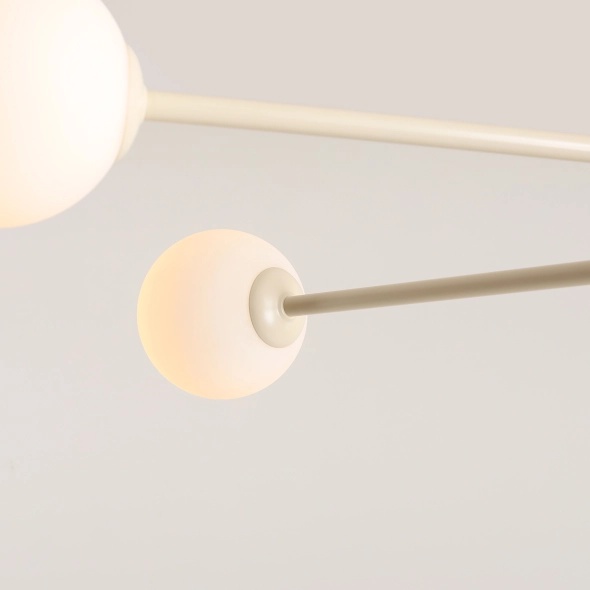 Plafoniera Pinne 4 Crem 87 cm 4xE14 - Img 4