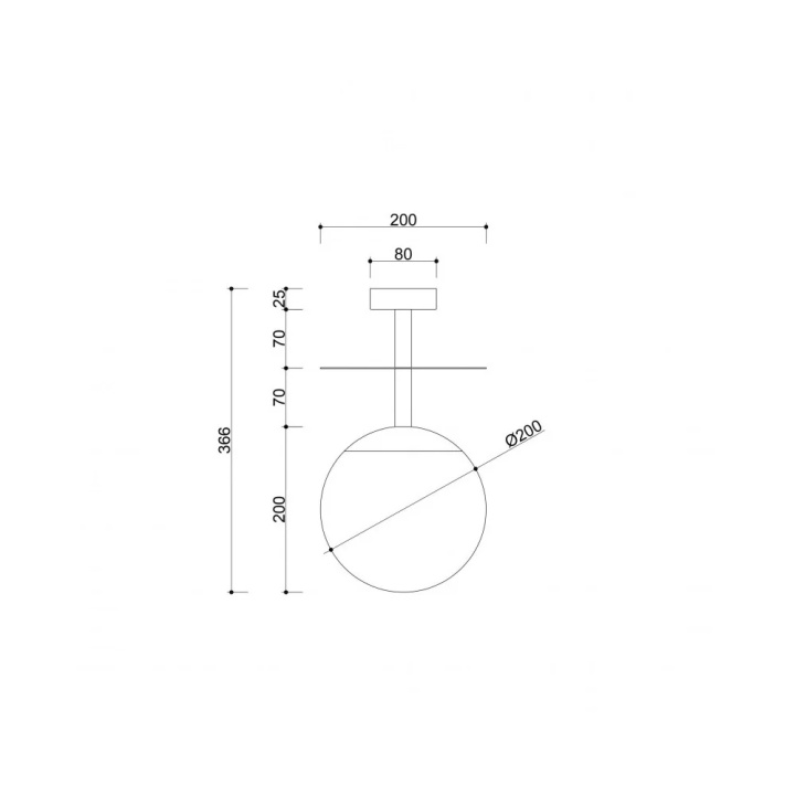 Plafonieră PLAAT B black / with brass IP44, negru / auriu - Img 3