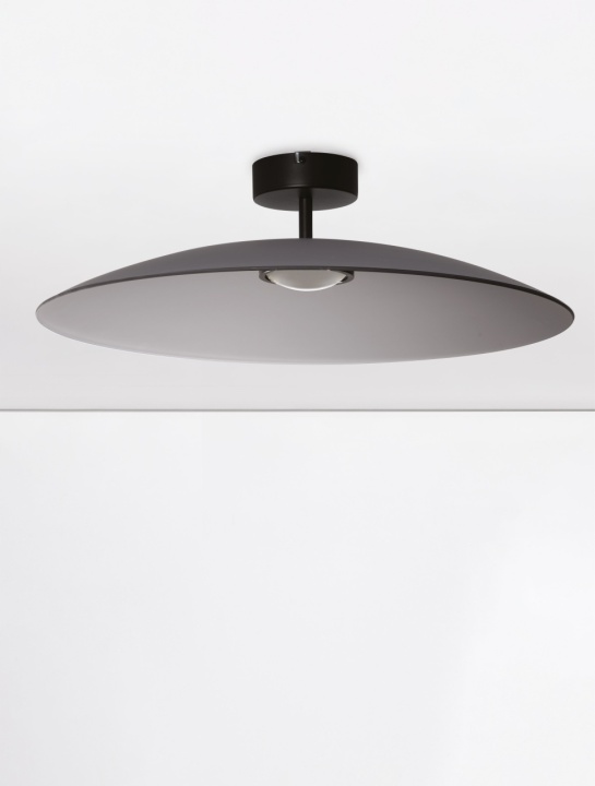Plafoniera Polifemo Smokey / Negru Ø60 x H 18,5 cm - Img 3