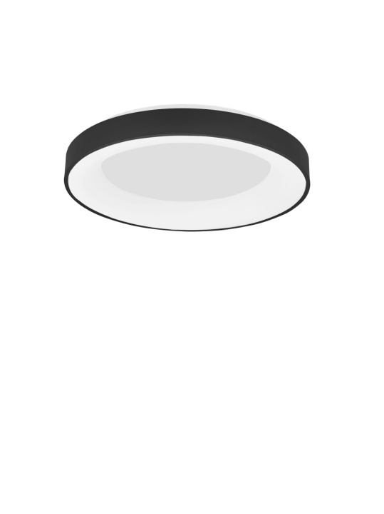 Plafoniera Rando Thin Negru Ø60 x H 9 cm - Img 2