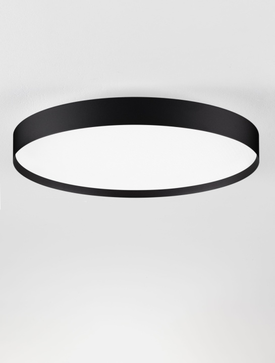 Plafoniera Roi Negru Ø50 x H 8,5 cm - Img 3