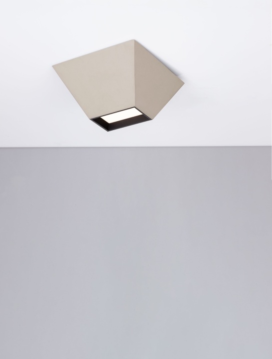 Plafoniera Utopia Beige 15 x 15 x 6,5 cm - Img 4