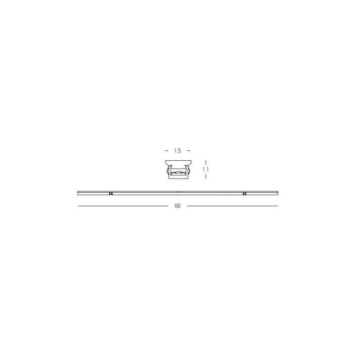 Proiector LINE LED sina magnetica 15mm Ultra Slim Extra - 12W, 3000K, Negru - Img 4