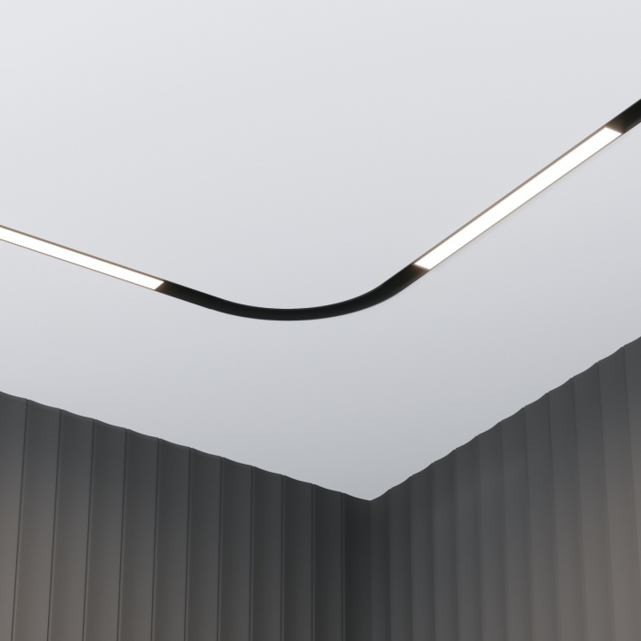 Proiector pentru sina Sina magnetica Exility - 30.4 cm, DIMABIL Negru - Img 2