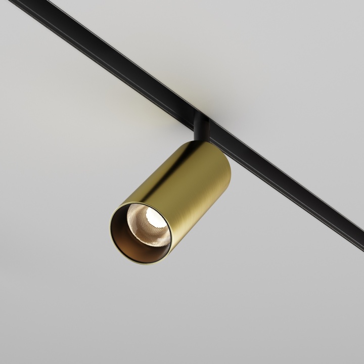 Proiector pentru sina Sina magnetica Exility - 5.2 cm, 3000K, Brass - Img 2