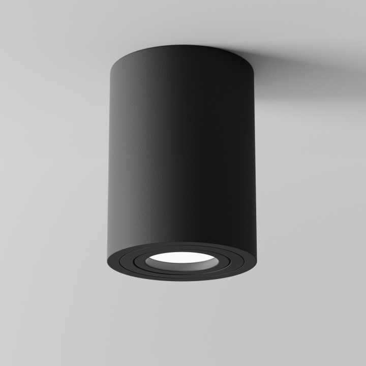 Spot aplicat Atom - H 11.5 cm, Negru, GU10 - Img 2