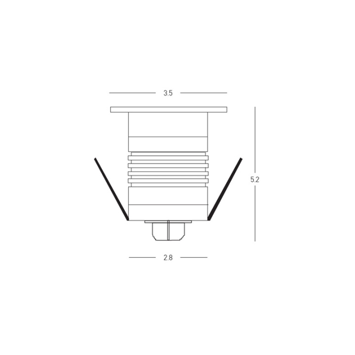 Spot exterior încastrat Brescia 2700K - Stainless Steel - Img 4