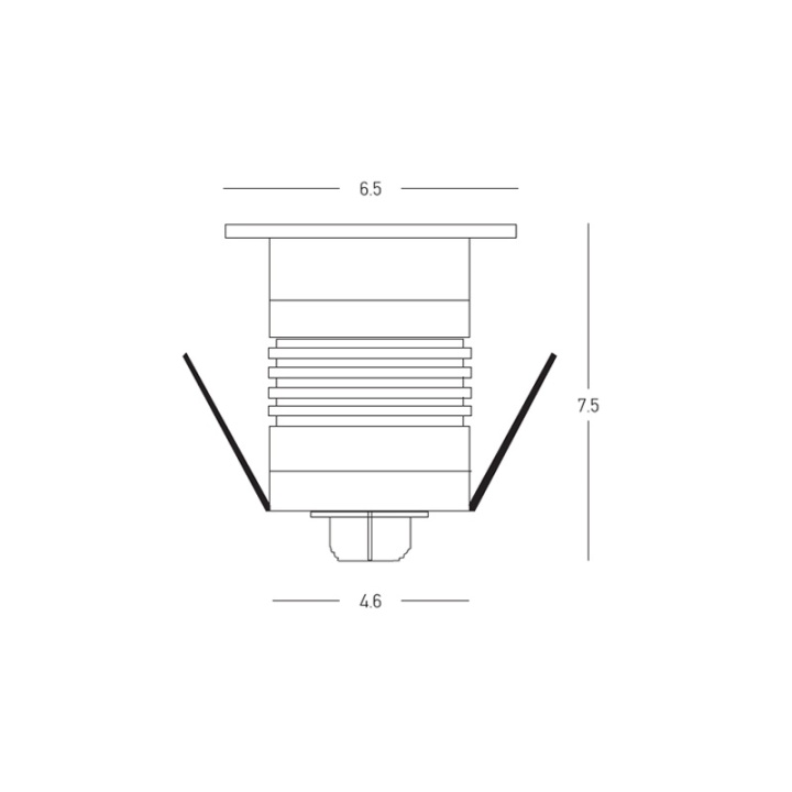 Spot exterior încastrat Brescia 3000K - Stainless Steel - Img 4