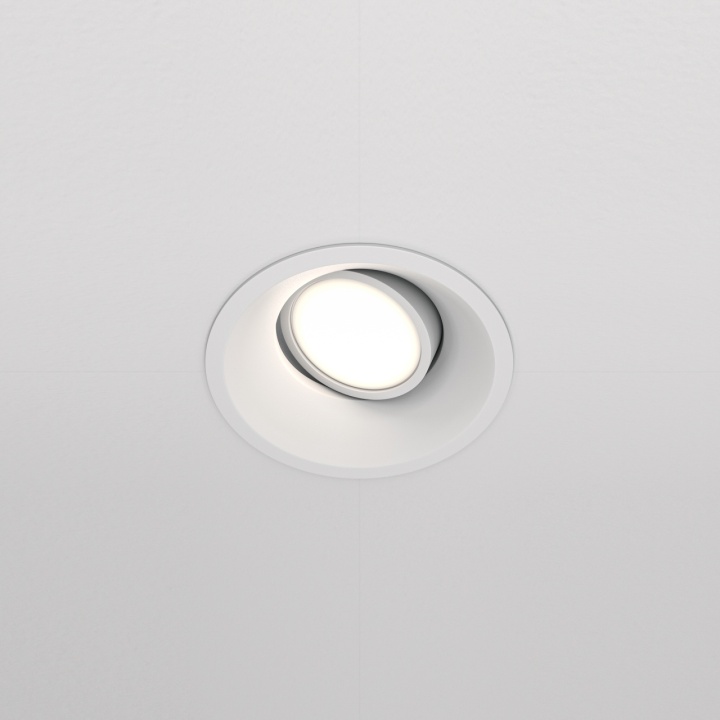 Spot incastrat Dot - Ø 9.3 cm, Alb, GU10 - Img 2