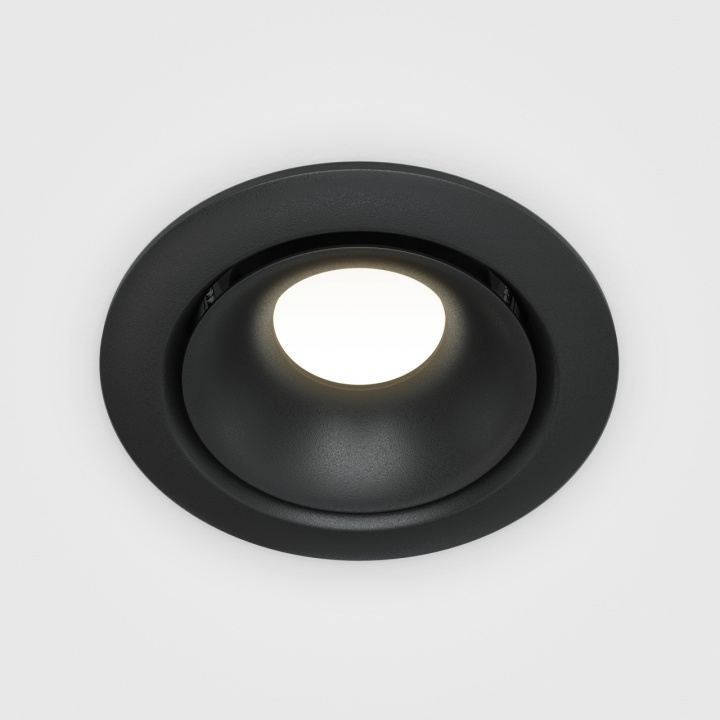 Spot incastrat Yin - Ø 9.8 cm, Negru, GU10 - Img 3