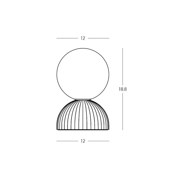 Veioză Terra Nordica LED integrat - Negru - Img 4