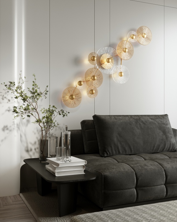 Aplică de perete Allure 10l Gold Matt - Img 2