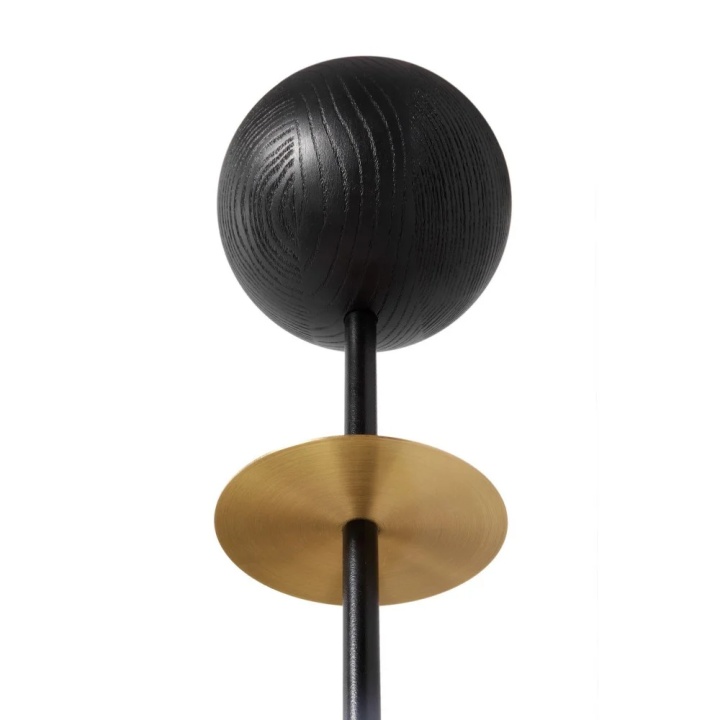 Aplică de perete OIO B black with a brass element, negru / auriu - Img 3