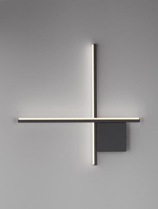Aplica perete decorativa Cross Negru 50 x 4 x 50 cm - Img 4