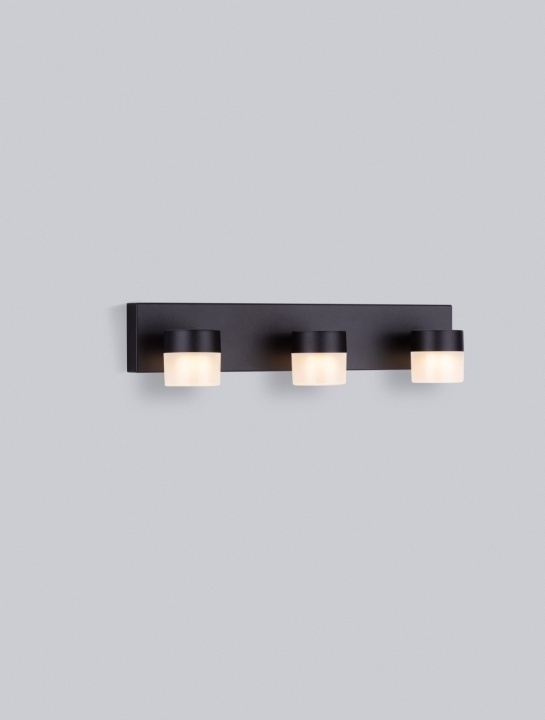 Aplica perete pentru baie Teko Negru 38,5 x 11,5 x 7,5 cm - Img 4