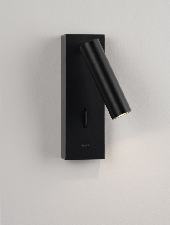 Aplica perete pentru pat Fuse Negru 6 x 12,3 x 18 cm - Img 4