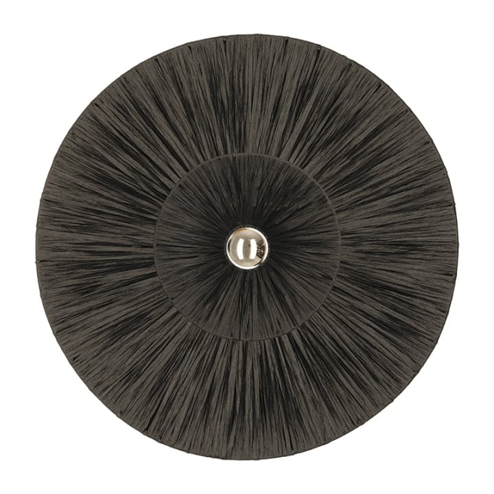 Aplică Raggio Rattan 1xE27 - Negru - Img 2