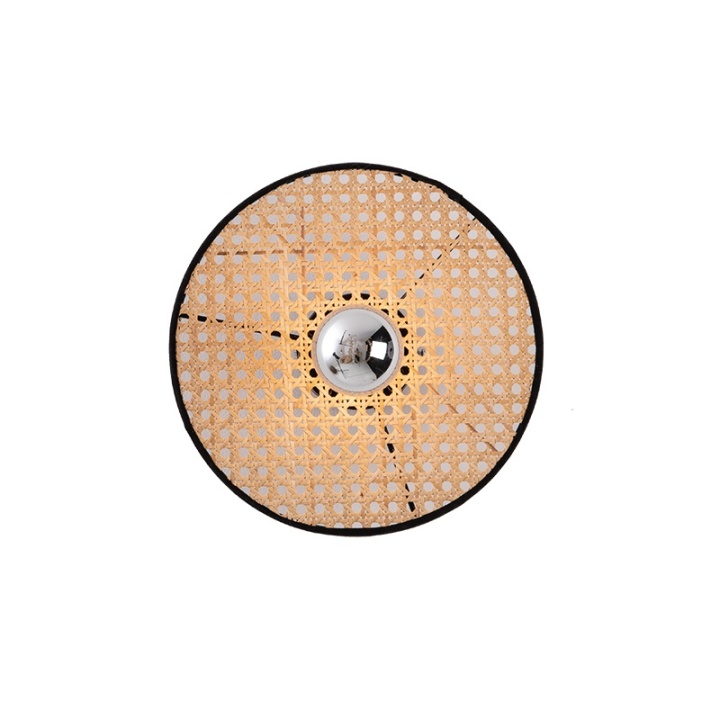 Aplică Rattan Sole LED integrat - Negru, Natural - Img 2