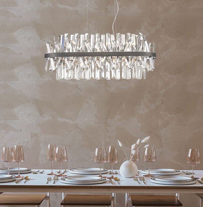 Candelabru Veronica - Crom / Transparent - Img 2