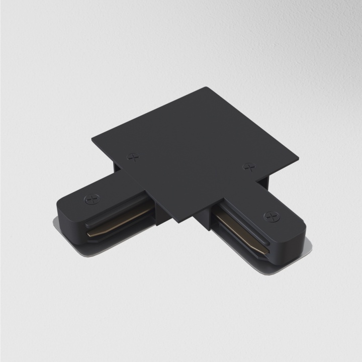 Conector colt sina incastrata cu proiectoare Unity - Negru - Img 2