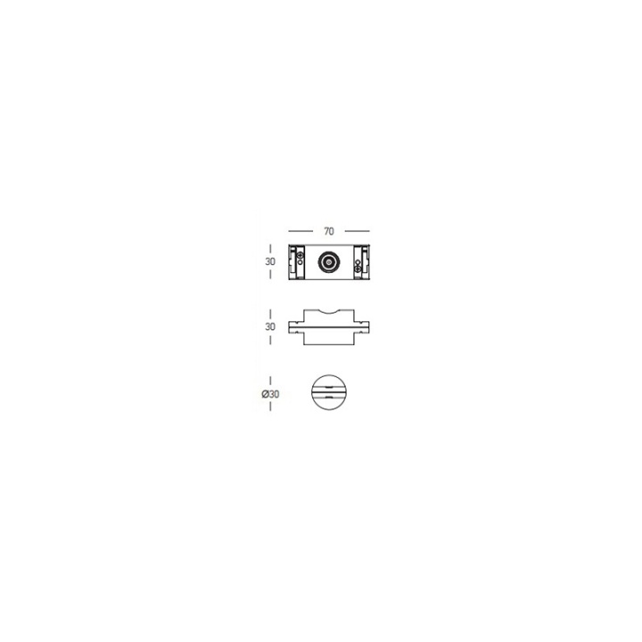 Conector Sistem magnetic Frame - Negru - Img 4